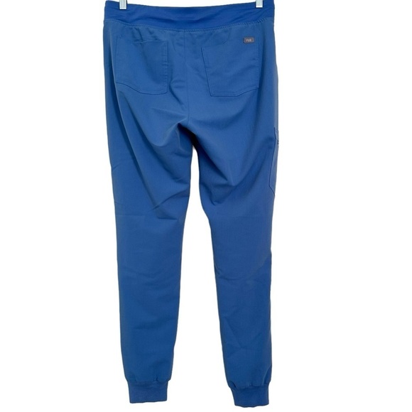 FIGS TECHNICAL SCRUBS ZAMORA CEIL BLUE JOGGERS SIZE MEDIUM TALL - Picture 7 of 15